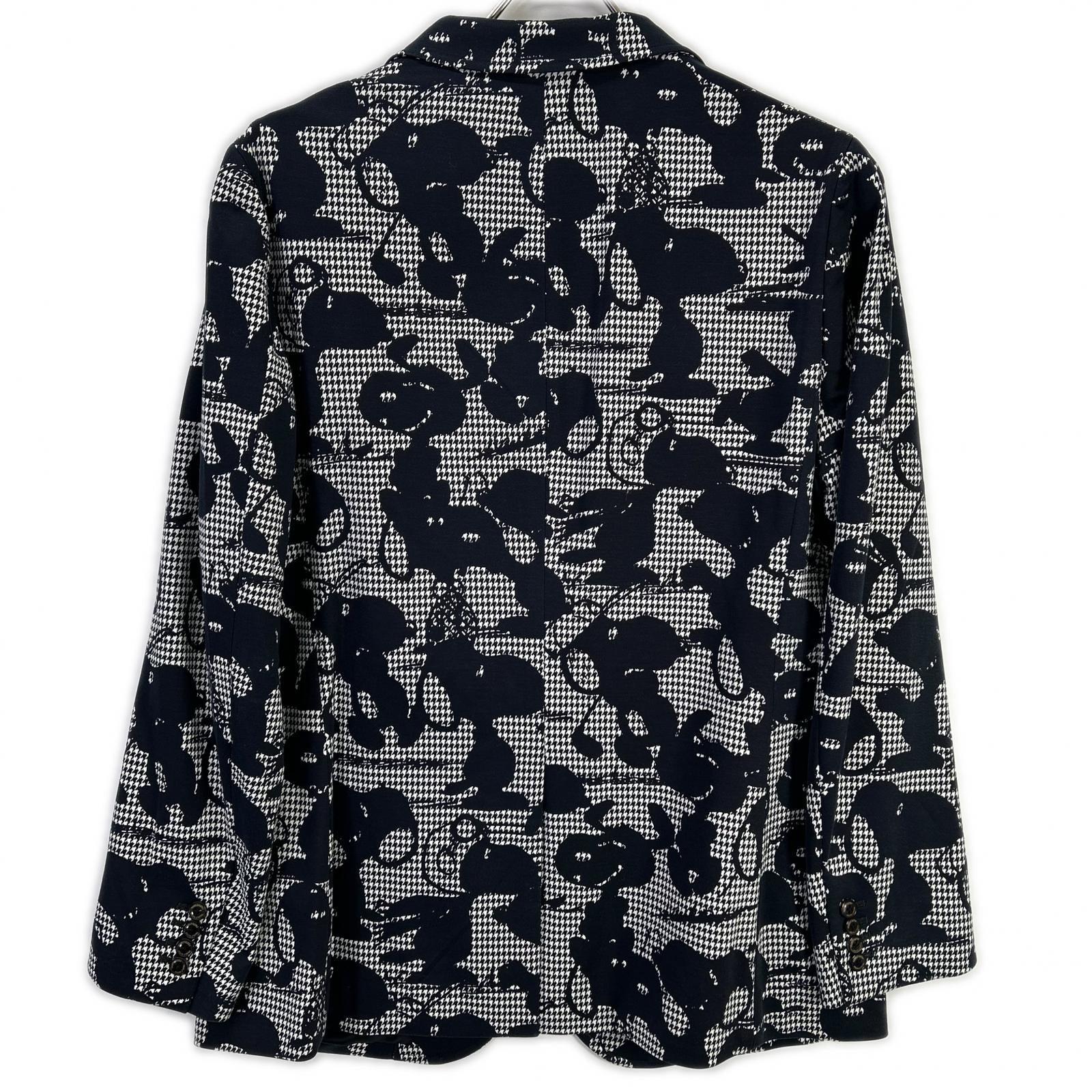 PEARLY GATES 【× PEANUTS】 Navy-and-white houndstooth Snoopy suit set Set-up