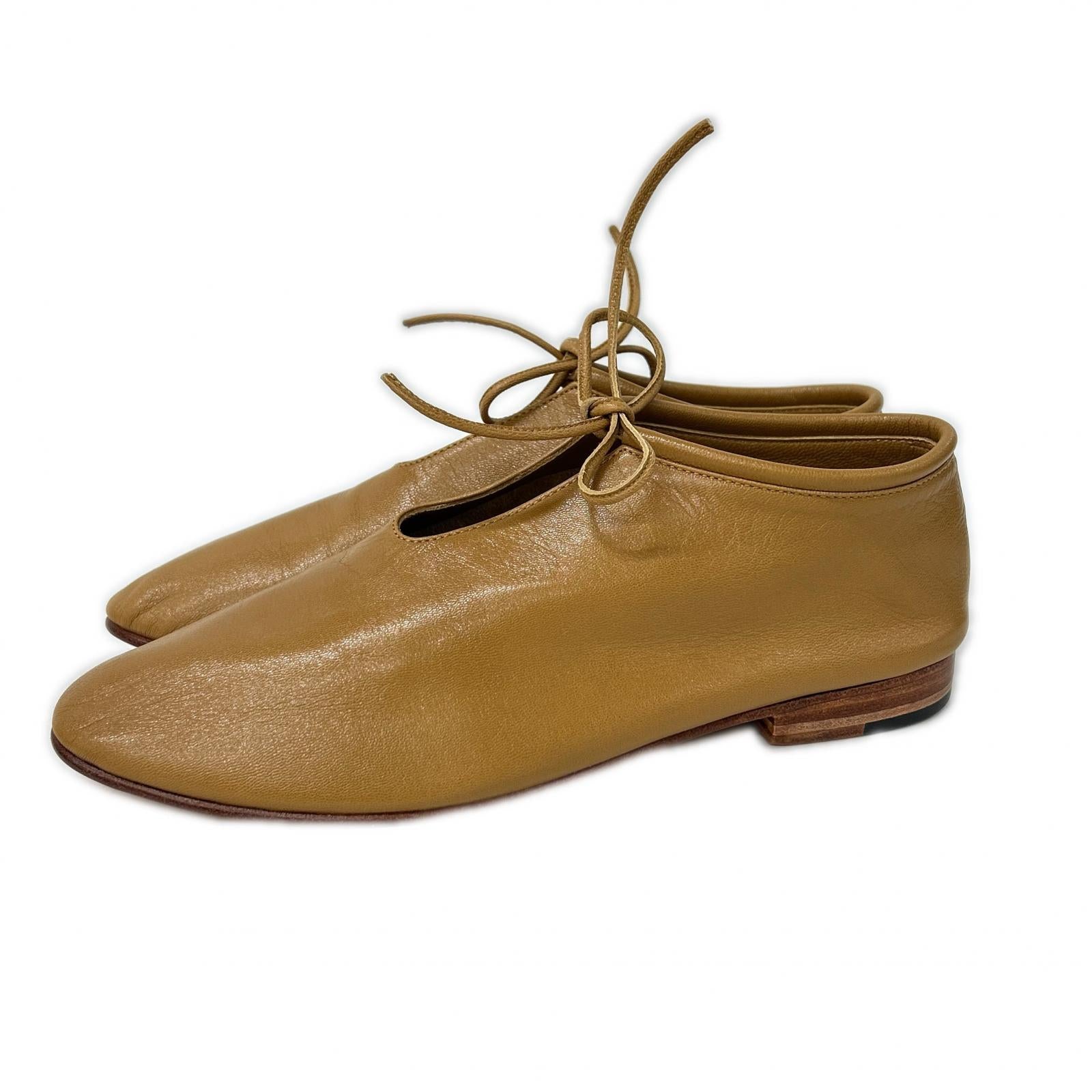 MARTINIANO マルティニアーノ 【新品同様】004 BOOTIE ブーティー キッドレザー フラットシューズ シューズ