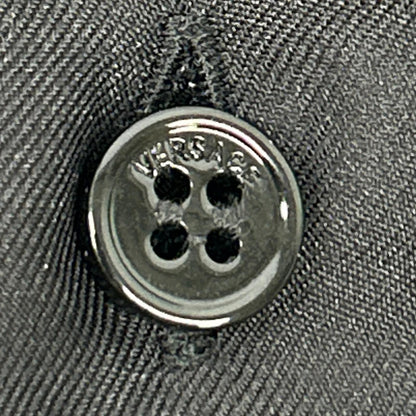 GIANNI VERSACE ジャンニ ヴェルサーチ A75980 ブラック マルチカラー フローラルプリント ロングスリーブ ボタンシャツ トップス