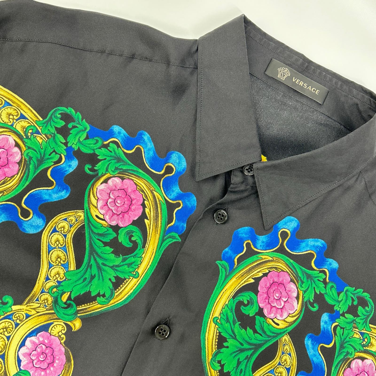 GIANNI VERSACE ジャンニ ヴェルサーチ A75980 ブラック マルチカラー