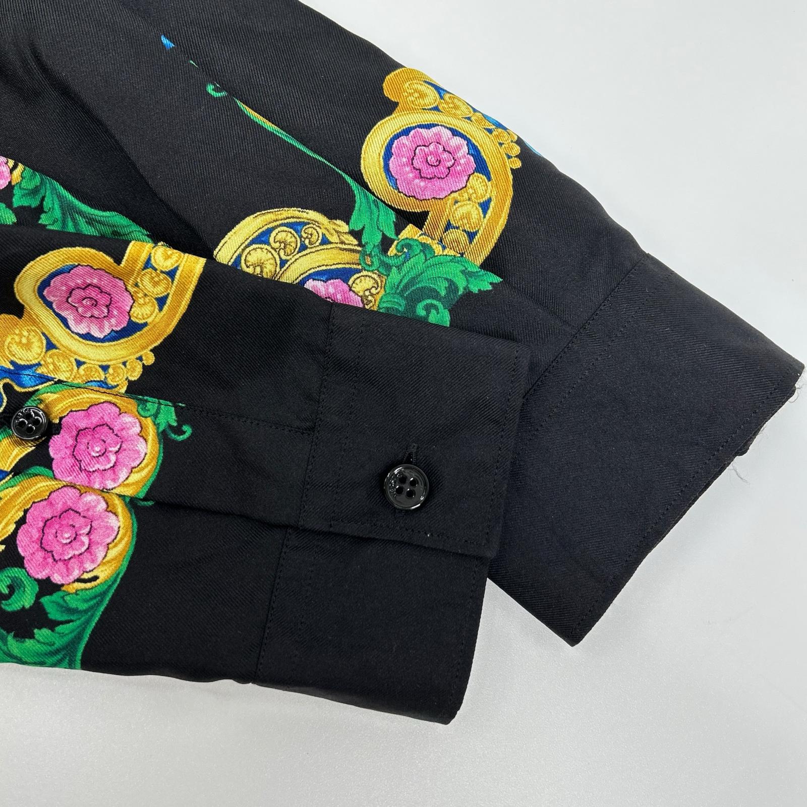 GIANNI VERSACE ジャンニ ヴェルサーチ A75980 ブラック マルチカラー