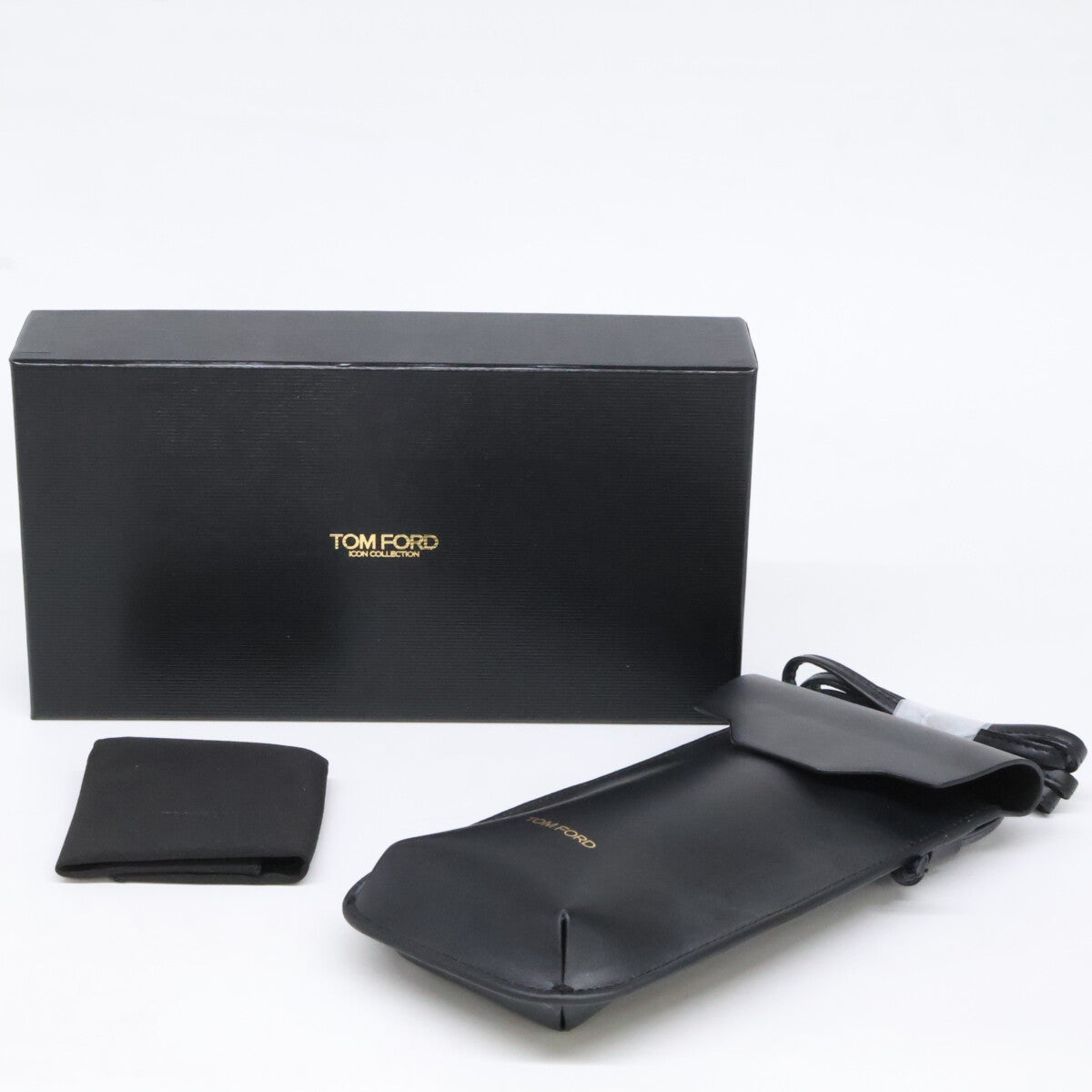 TOM FORD トムフォード 【美品】TF6027-F-B 001 ICON COLLECTION スクエアシェイプ アイウェア 眼鏡