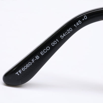 TOM FORD トムフォード TF6060-F-B 25AW Col.001/ブラック ブルーライトカットレンズ アジアンフィットモデル ウェリントン眼鏡 眼鏡