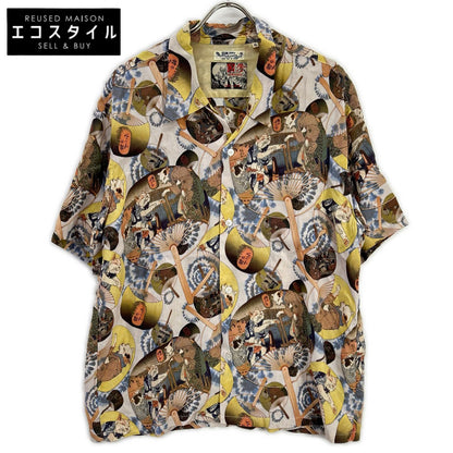 SUN SURF サンサーフ 【×歌川国芳】SS39324 マルチカラー SPECIAL EDITION 猫のすゞみ アロハシャツ トップス