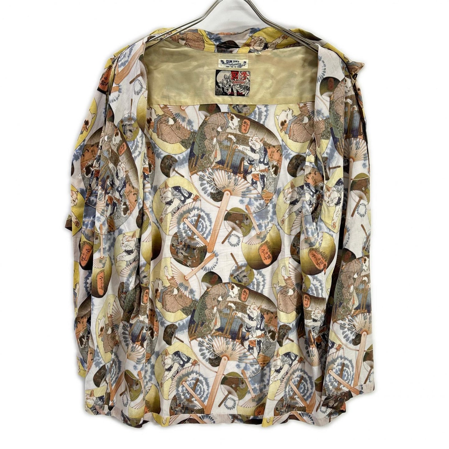SUN SURF サンサーフ 【×歌川国芳】SS39324 マルチカラー SPECIAL EDITION 猫のすゞみ アロハシャツ トップス