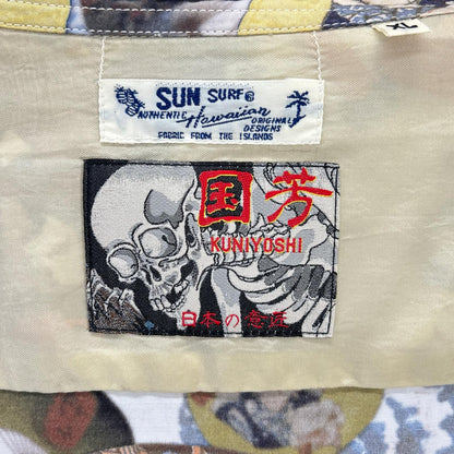 SUN SURF サンサーフ 【×歌川国芳】SS39324 マルチカラー SPECIAL EDITION 猫のすゞみ アロハシャツ トップス