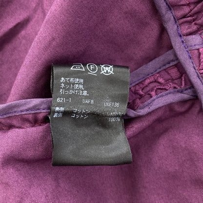 DRAWER ドゥロワー 6524-299-1544 パープル コットンエンブロダイリーギャザースカート ボトムス