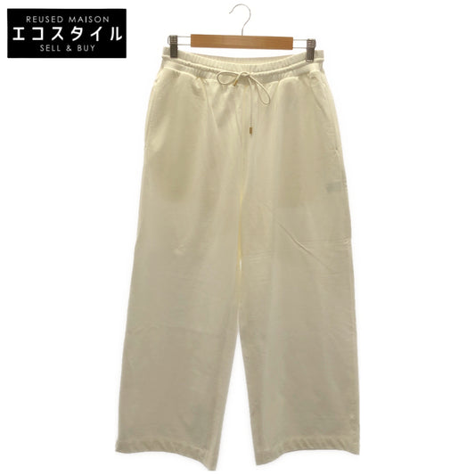 DRAWER ドゥロワー 6514-299-1454 24SS ホワイト ドローストリングワイドスウェットパンツ ボトムス