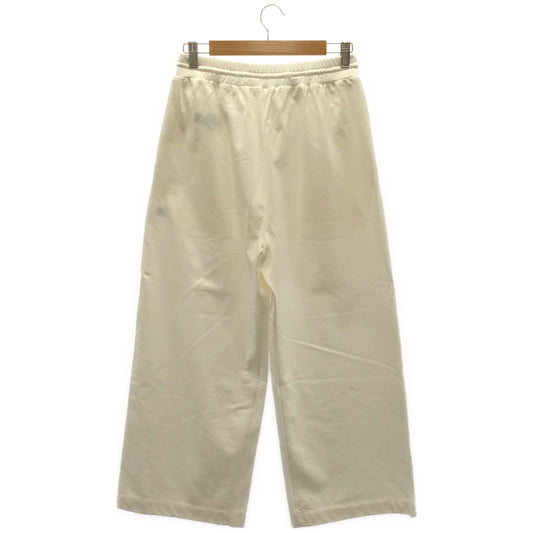 DRAWER ドゥロワー 6514-299-1454 24SS ホワイト ドローストリングワイドスウェットパンツ ボトムス