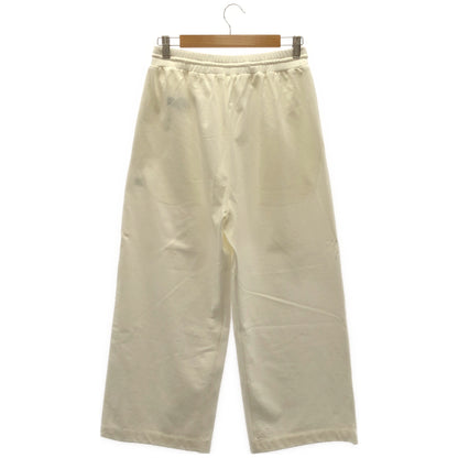 DRAWER ドゥロワー 6514-299-1454 24SS ホワイト ドローストリングワイドスウェットパンツ ボトムス