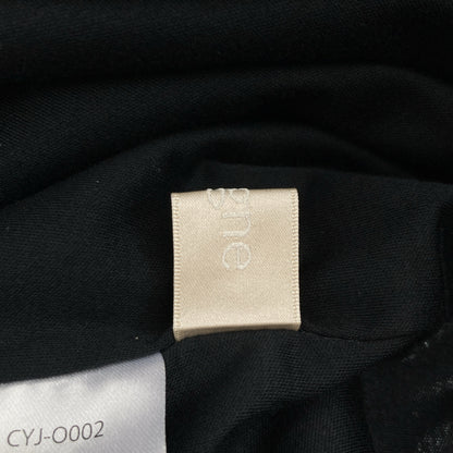 cygne シーニュ CYJ-O002 ブラック ティアードフリルノースリーブワンピース トップス
