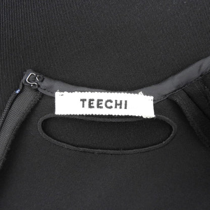 TEECHI ティーチ 美品 ボンカールワンピース レディース 黒 ブラック 36 TC01-DRARB1002 ワンピース