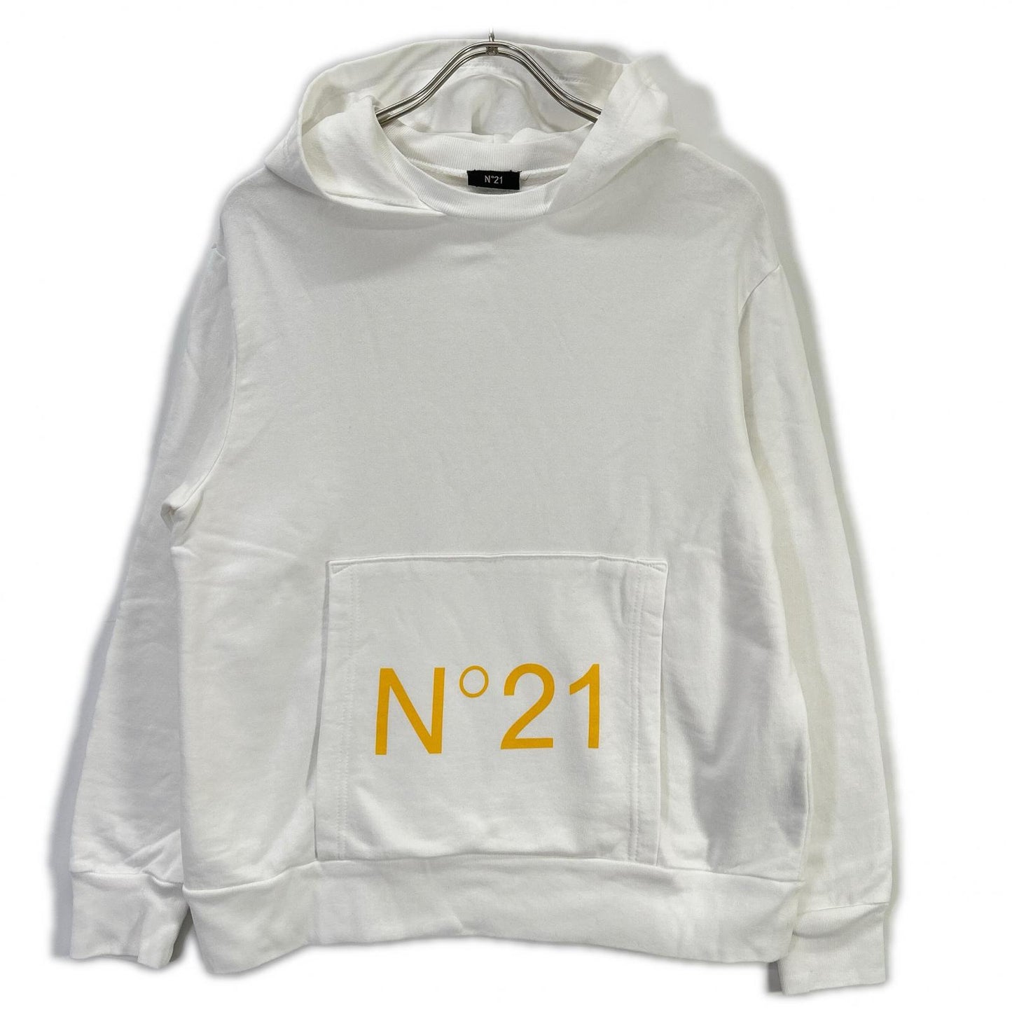N゜21 ヌメロ ヴェントゥーノ 24年 ホワイト Kids & Junior ブランドロゴパーカーフーディー トップス