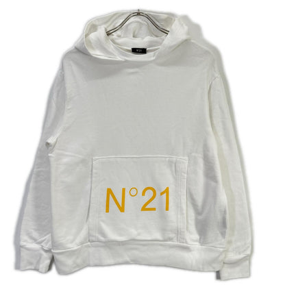 N゜21 ヌメロ ヴェントゥーノ 24年 ホワイト Kids & Junior ブランドロゴパーカーフーディー トップス