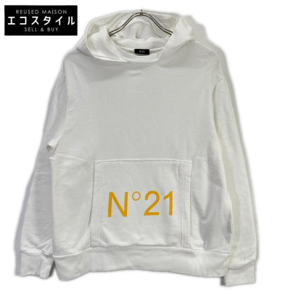 N゜21 ヌメロ ヴェントゥーノ 24年 ホワイト Kids & Junior ブランドロゴパーカーフーディー トップス