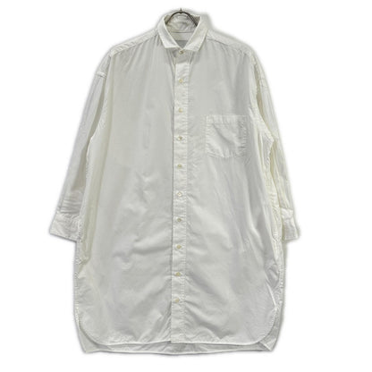 TICCA ティッカ 022341104 ホワイト コットン ロング丈 シャツワンピース ワンピース