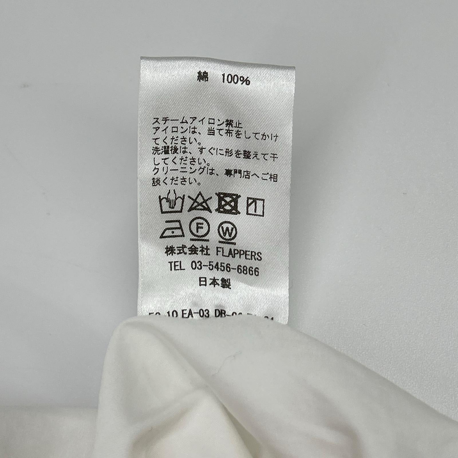 TICCA ティッカ 022341104 ホワイト コットン ロング丈 シャツワンピース ワンピース