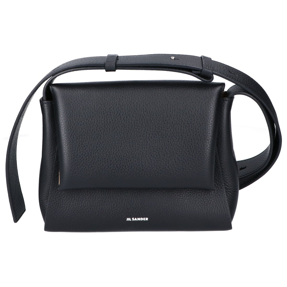 JILSANDER ジルサンダー J07WD0113 ブラック ソフトグレインカーフ エンボスロゴ ENVELOPE MESSENGER MINI/エンベロープ メッセンジャー ミニ ショルダーバッグ
