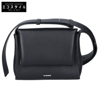 JILSANDER ジルサンダー J07WD0113 ブラック ソフトグレインカーフ エンボスロゴ ENVELOPE MESSENGER MINI/エンベロープ メッセンジャー ミニ ショルダーバッグ