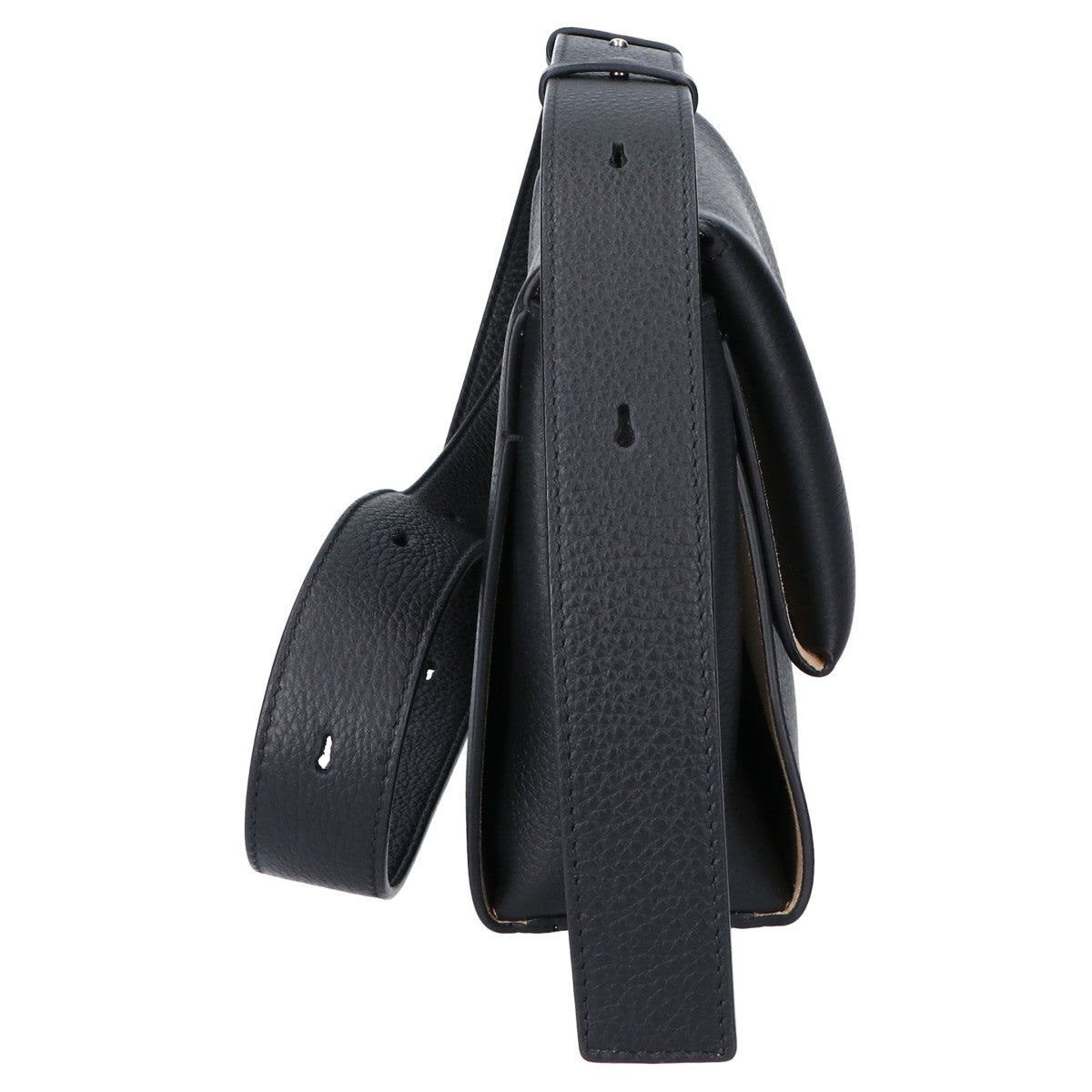 JILSANDER ジルサンダー J07WD0113 ブラック ソフトグレインカーフ エンボスロゴ ENVELOPE MESSENGER MINI/エンベロープ メッセンジャー ミニ ショルダーバッグ