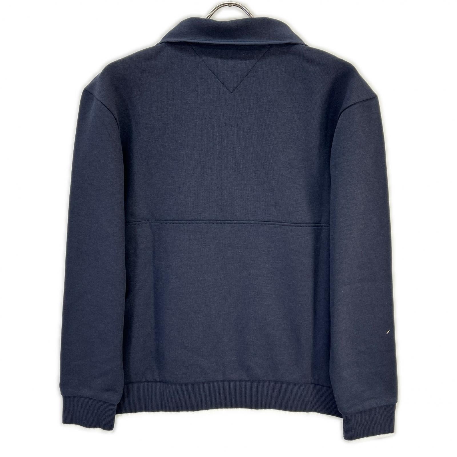 TOMMYHILFIGER トミーヒルフィガー ネイビー TH Flex ロングスリーブ ハーフジップスウェット トップス