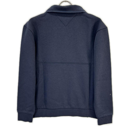 TOMMYHILFIGER トミーヒルフィガー ネイビー TH Flex ロングスリーブ ハーフジップスウェット トップス