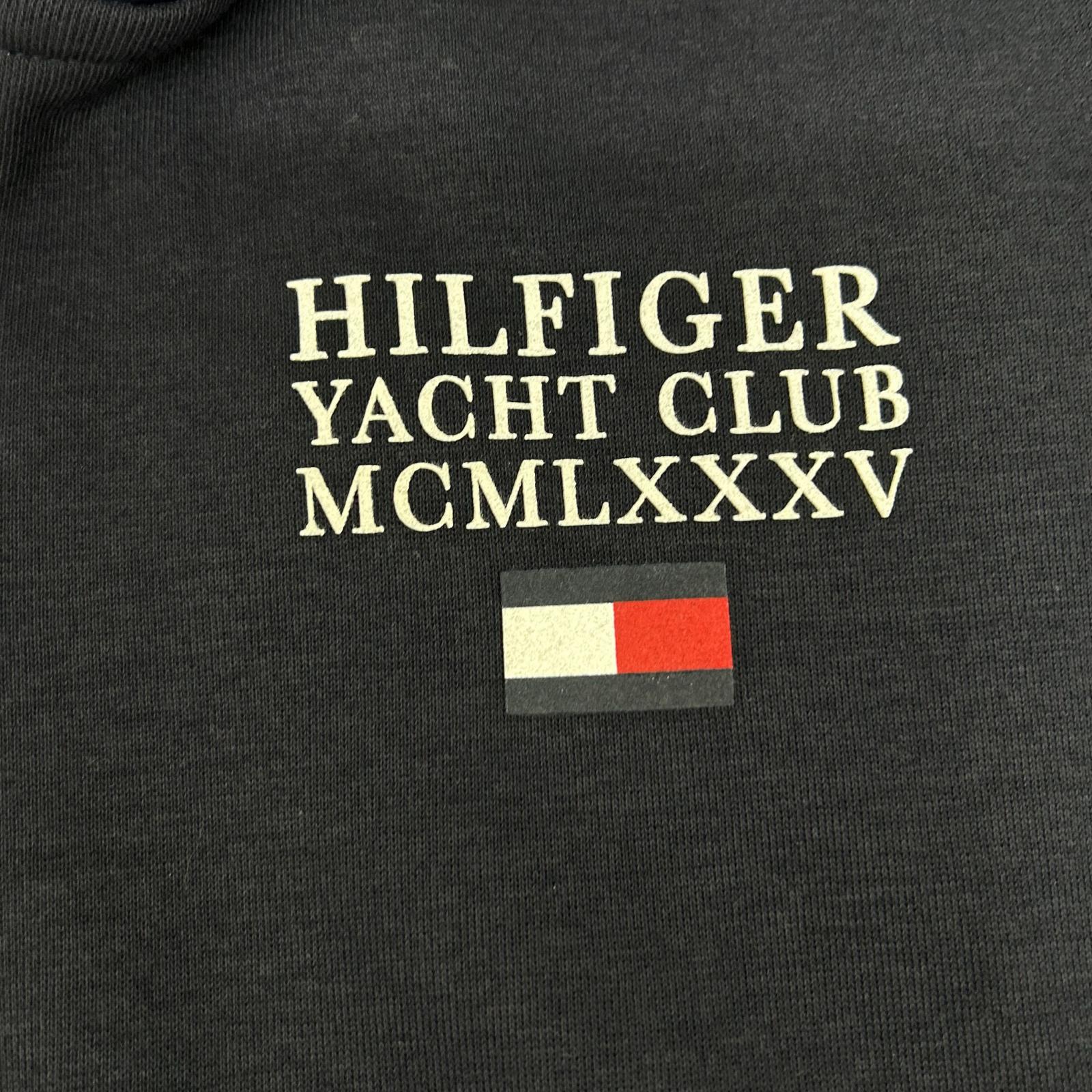 TOMMYHILFIGER トミーヒルフィガー ネイビー TH Flex ロングスリーブ ハーフジップスウェット トップス