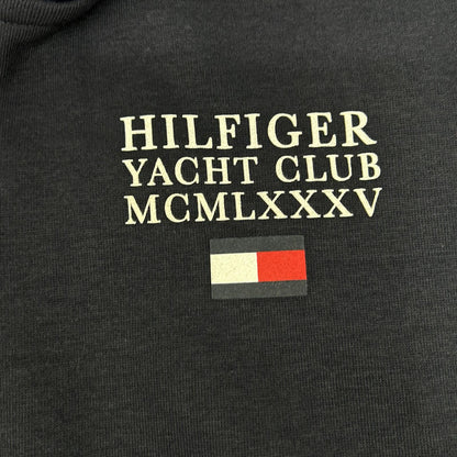 TOMMYHILFIGER トミーヒルフィガー ネイビー TH Flex ロングスリーブ ハーフジップスウェット トップス