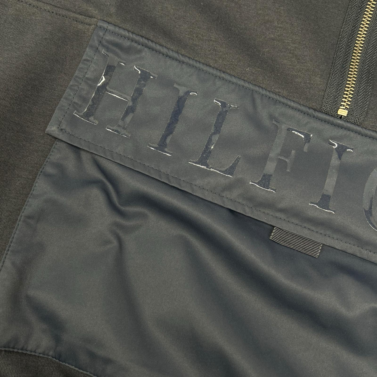 TOMMYHILFIGER トミーヒルフィガー ネイビー TH Flex ロングスリーブ ハーフジップスウェット トップス
