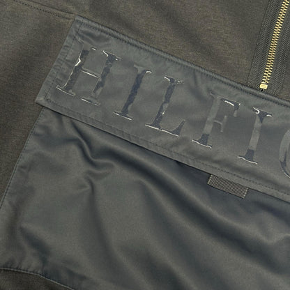 TOMMYHILFIGER トミーヒルフィガー ネイビー TH Flex ロングスリーブ ハーフジップスウェット トップス