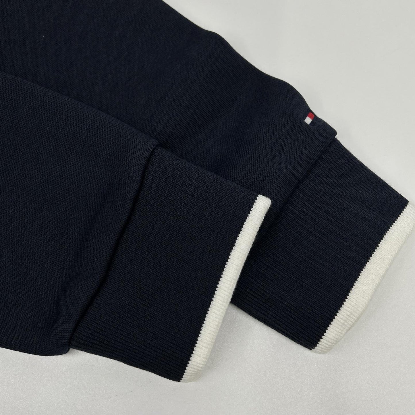 TOMMYHILFIGER トミーヒルフィガー ネイビー TH Flex ロングスリーブ ハーフジップスウェット トップス