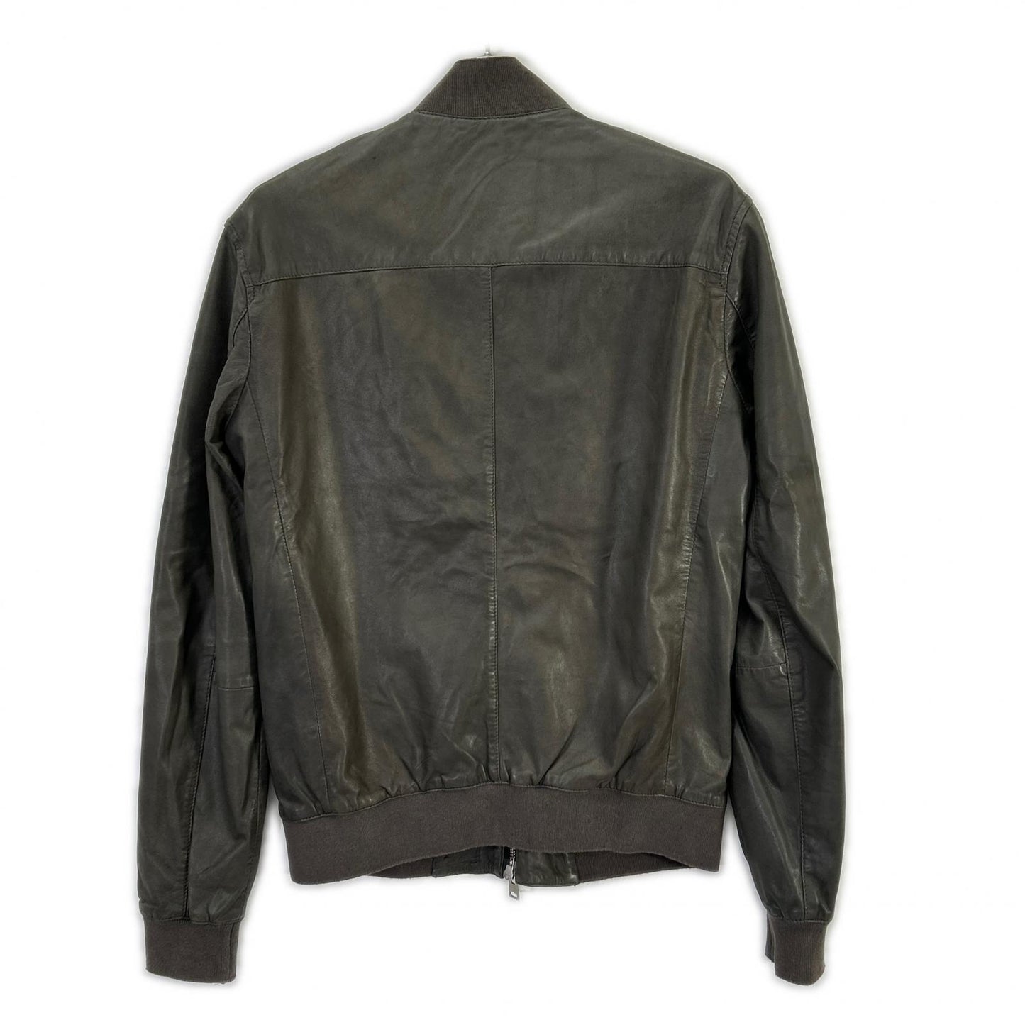 All Saints オールセインツ チャコール レザー MOWER BOMBER ボンバージャケット ジャケット