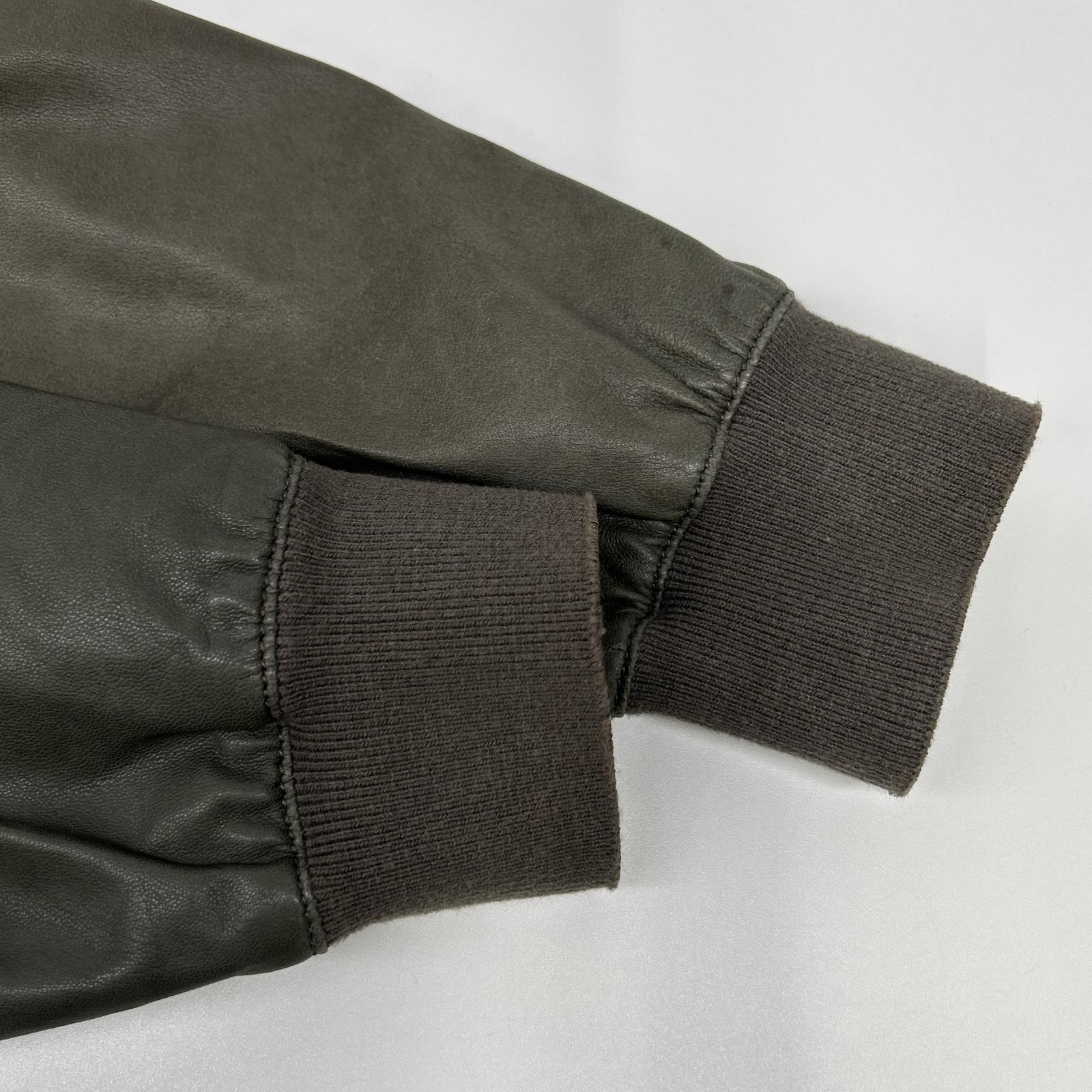 All Saints オールセインツ チャコール レザー MOWER BOMBER ボンバージャケット ジャケット