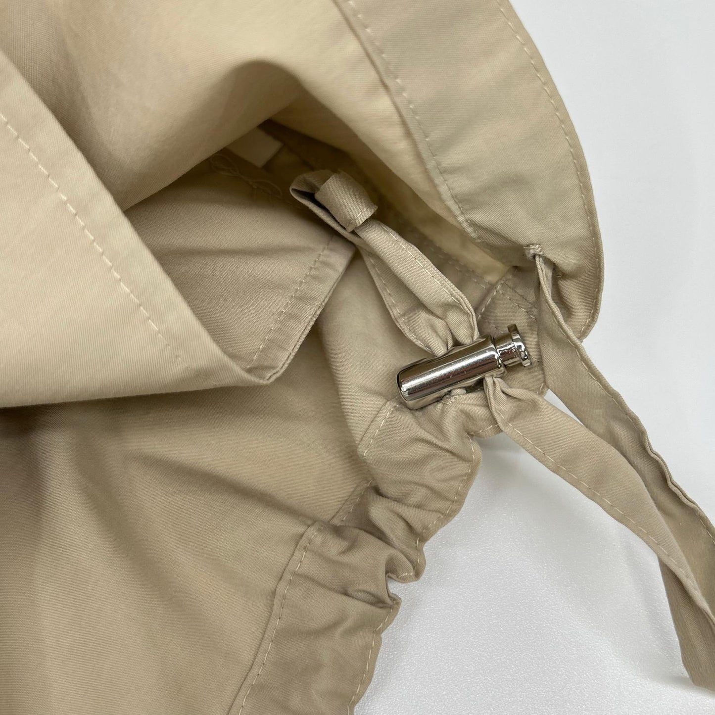 anuans 15262020420 Beige light trench mid-length blouson Coat