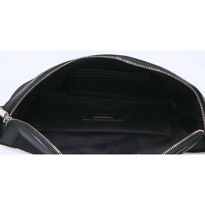 SAINT LAURENT PARIS サンローランパリ 【美品】557831 キャンバス/レザー ベルトバッグ ウエストバッグ