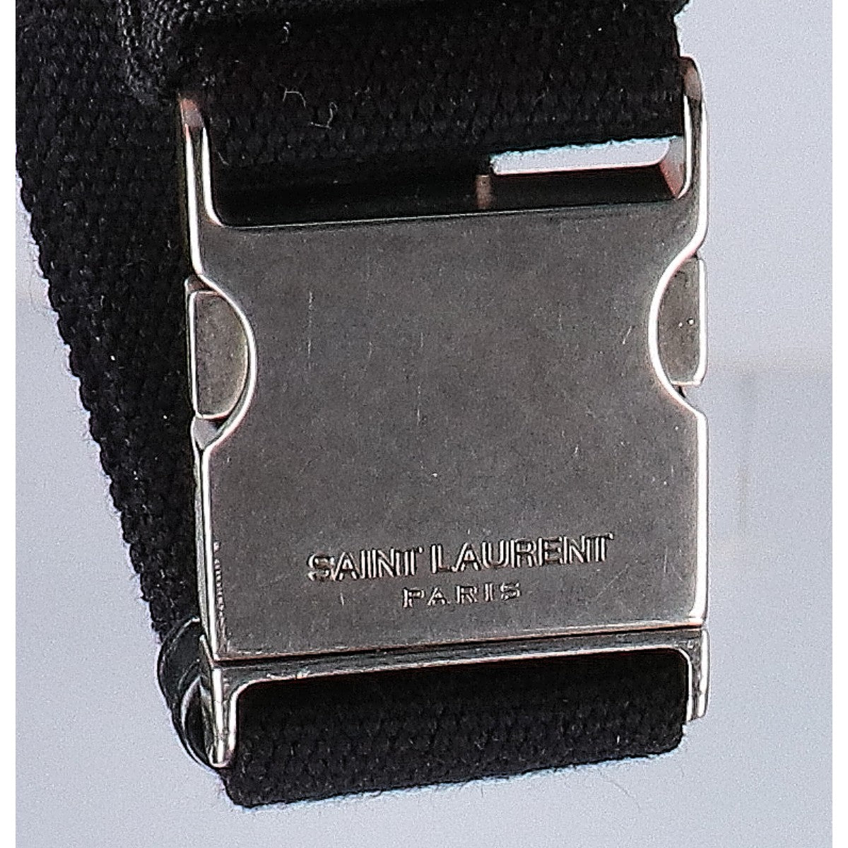 SAINT LAURENT PARIS サンローランパリ 【美品】557831 キャンバス/レザー ベルトバッグ ウエストバッグ
