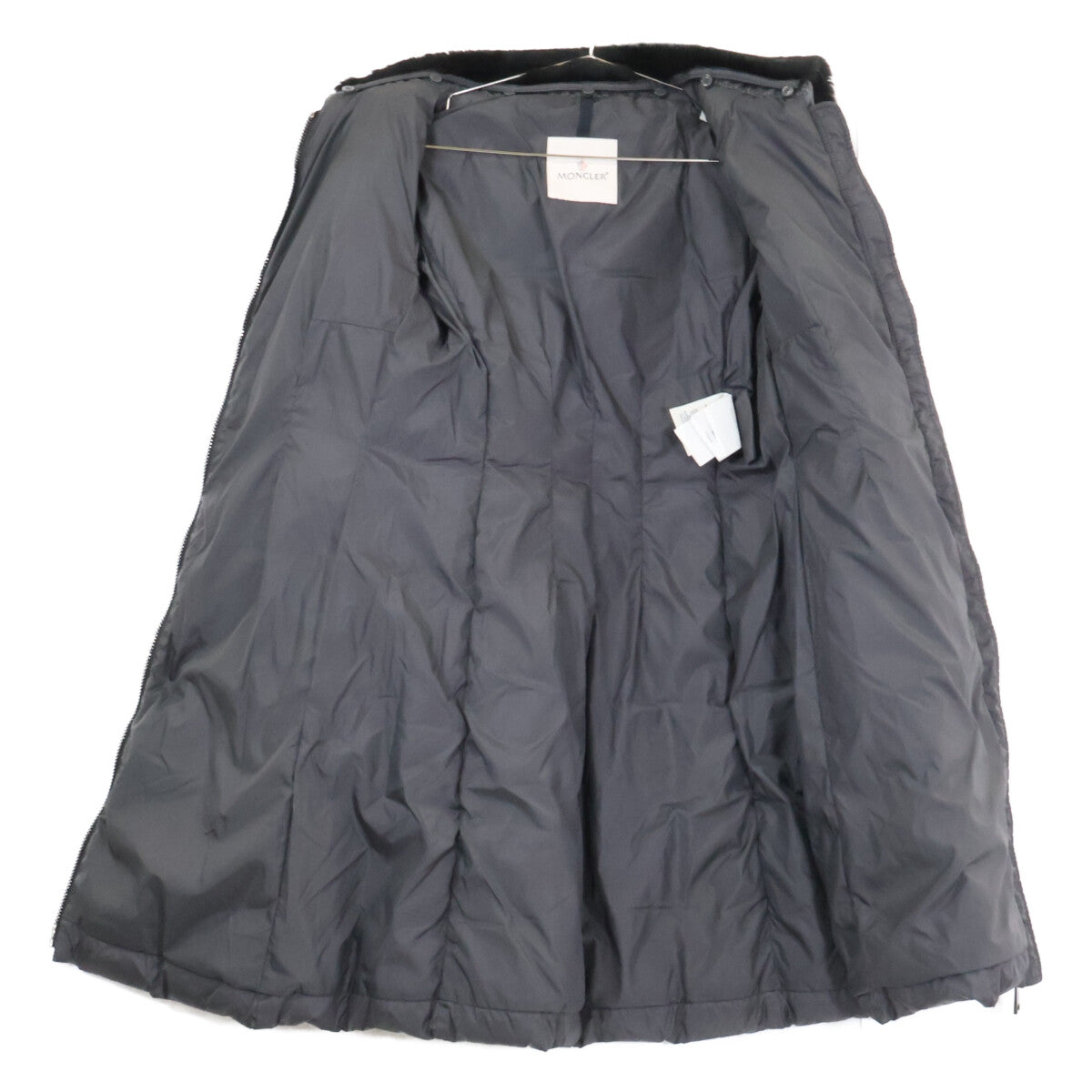 MONCLER モンクレール 【美品】DAVIDIA ラムファーカラー付 ダウン コート