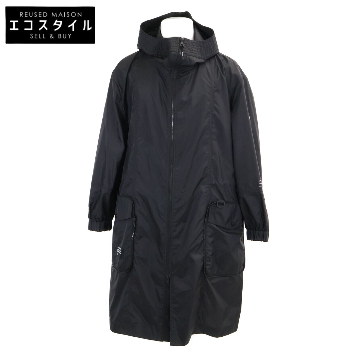 MONCLER モンクレール GENIUS 7 ジーニアス7 ×FRAGMENT HIROSHI FUJIWARA【美品/23年製】FENNEL フェンネル ナイロン フーディロング コート