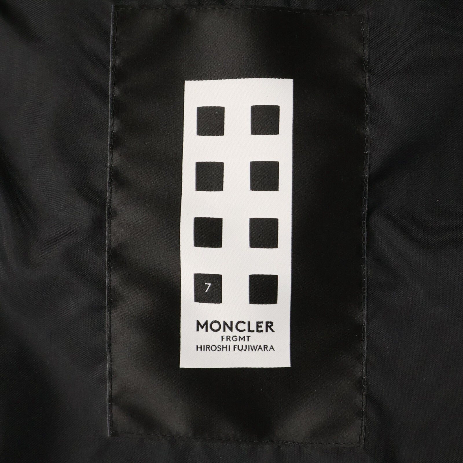 MONCLER モンクレール GENIUS 7 ジーニアス7 ×FRAGMENT HIROSHI FUJIWARA【美品/23年製】FENNEL フェンネル ナイロン フーディロング コート
