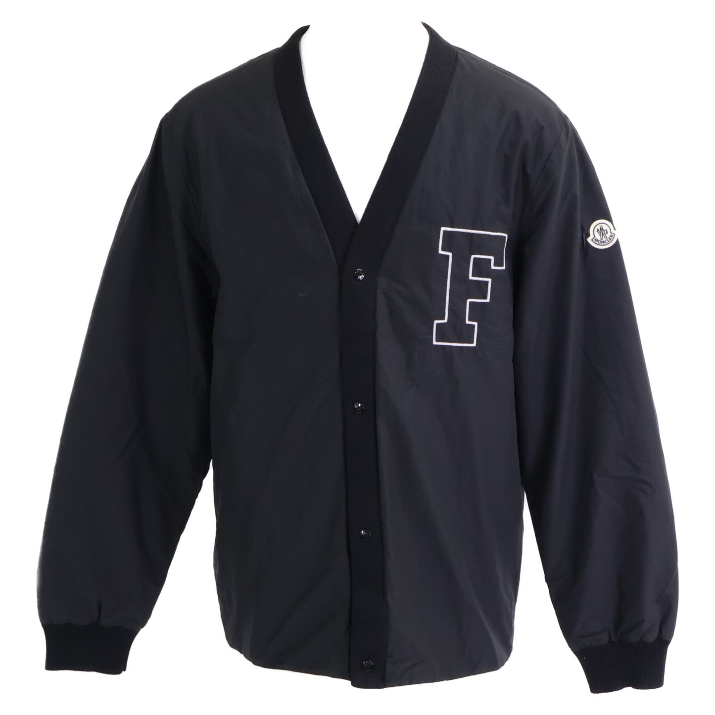 MONCLER モンクレール GENIUS 7 ジーニアス7 x FRAGMENT HIROSHI FUJIWARA【美品/24年製】ANISE ロゴ 刺繍ｘワッペン ライトダウンジャケット ジャケット