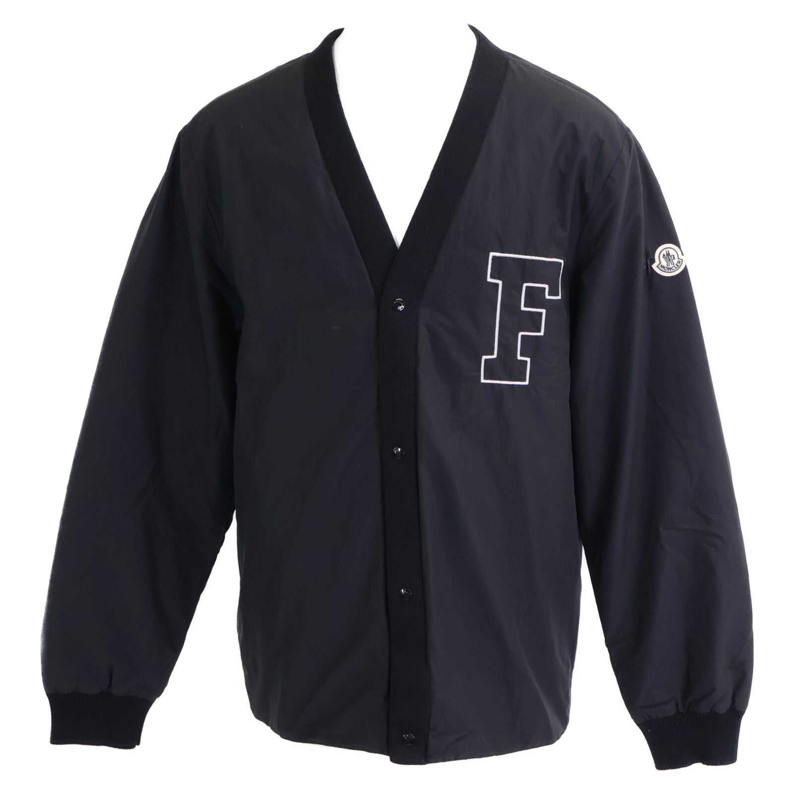 MONCLER モンクレール GENIUS 7 ジーニアス7 x FRAGMENT HIROSHI FUJIWARA【美品/24年製】ANISE ロゴ 刺繍ｘワッペン ライトダウンジャケット ジャケット