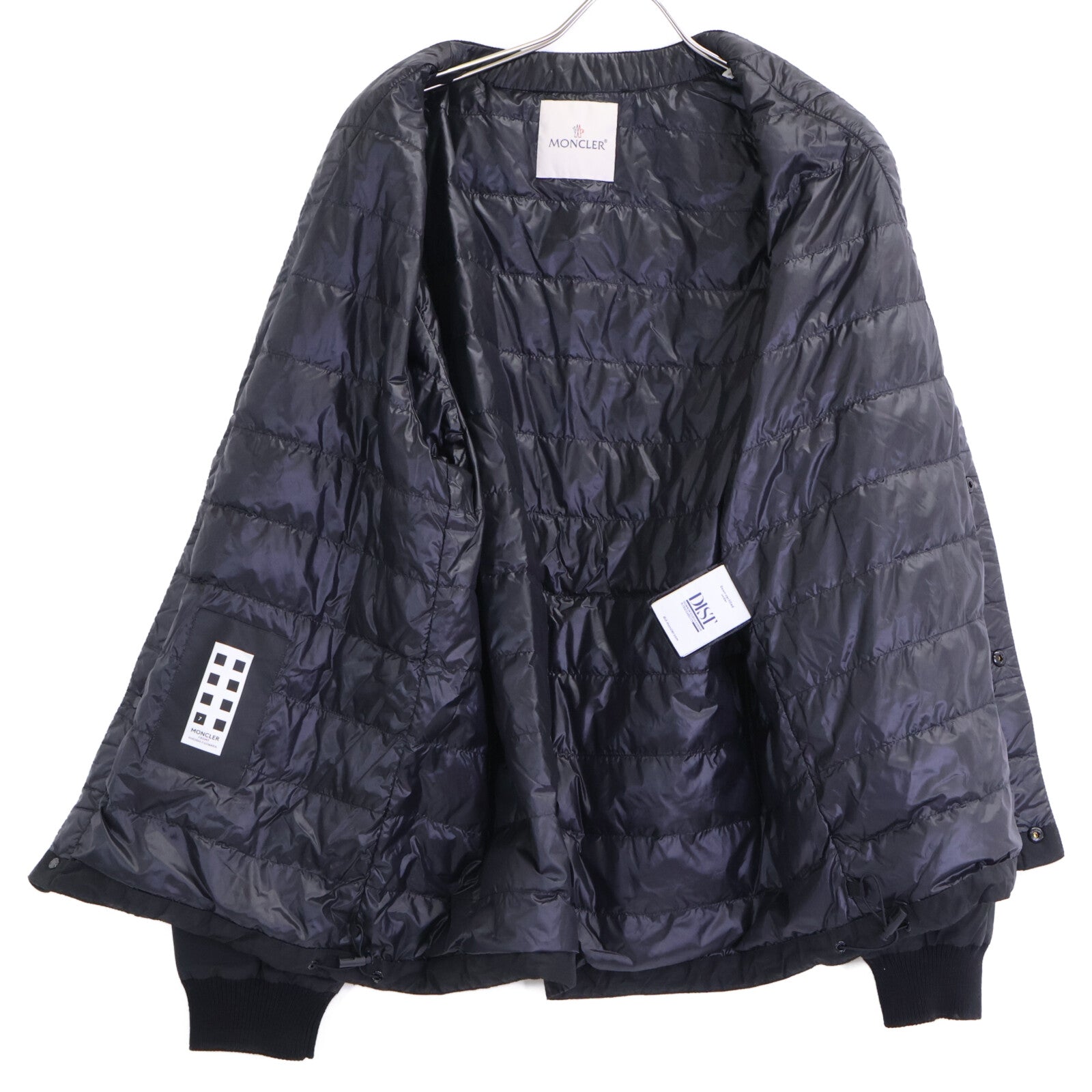 MONCLER モンクレール GENIUS 7 ジーニアス7 x FRAGMENT HIROSHI FUJIWARA【美品/24年製】ANISE ロゴ 刺繍ｘワッペン ライトダウンジャケット ジャケット