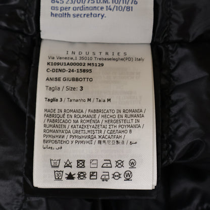 MONCLER モンクレール GENIUS 7 ジーニアス7 x FRAGMENT HIROSHI FUJIWARA【美品/24年製】ANISE ロゴ 刺繍ｘワッペン ライトダウンジャケット ジャケット