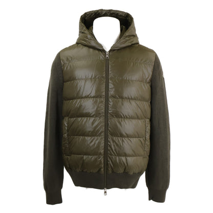 MONCLER モンクレール 【美品/25年製】K20919B00041 CARDIGAN TRICOT ニット/ダウン切替 フーディジャケット ジャケット