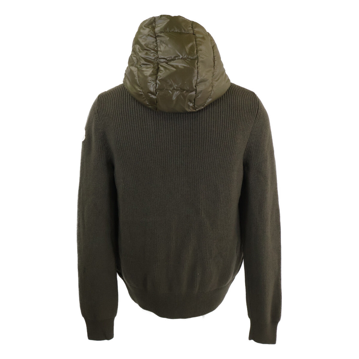 MONCLER モンクレール 【美品/25年製】K20919B00041 CARDIGAN TRICOT ニット/ダウン切替 フーディジャケット ジャケット
