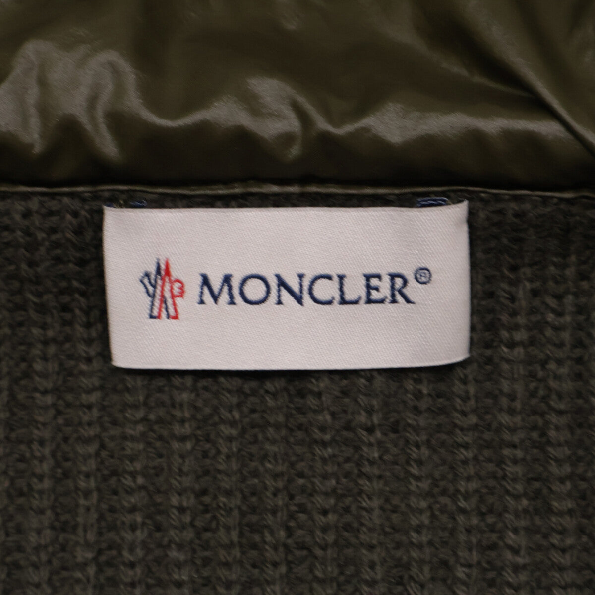 MONCLER モンクレール 【美品/25年製】K20919B00041 CARDIGAN TRICOT ニット/ダウン切替 フーディジャケット ジャケット