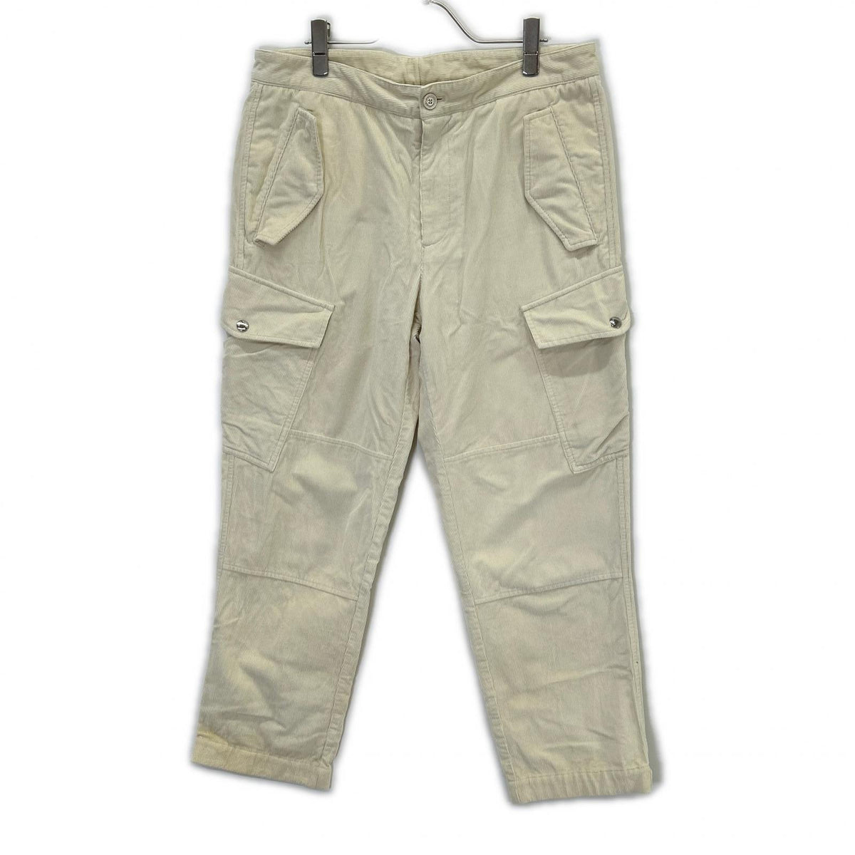 MONCLER モンクレール 【GENIUS】MONCLER 1952 PANTALONE SPORTIVO アイボリー コーデュロイカーゴパンツ ボトムス