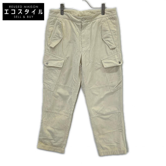MONCLER モンクレール 【GENIUS】MONCLER 1952 PANTALONE SPORTIVO アイボリー コーデュロイカーゴパンツ ボトムス