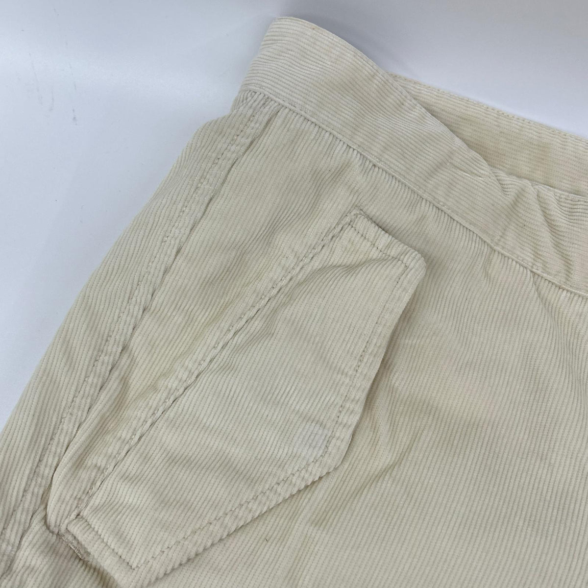 MONCLER モンクレール 【GENIUS】MONCLER 1952 PANTALONE SPORTIVO アイボリー コーデュロイカーゴパンツ ボトムス