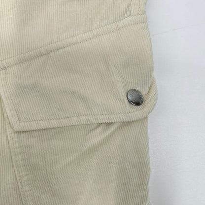 MONCLER モンクレール 【GENIUS】MONCLER 1952 PANTALONE SPORTIVO アイボリー コーデュロイカーゴパンツ ボトムス
